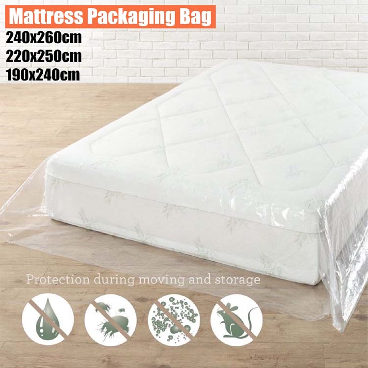4 Mil King Twin Queen Mattress Protector Waterproof Mattress Cover Moving Bag Heavy Duty